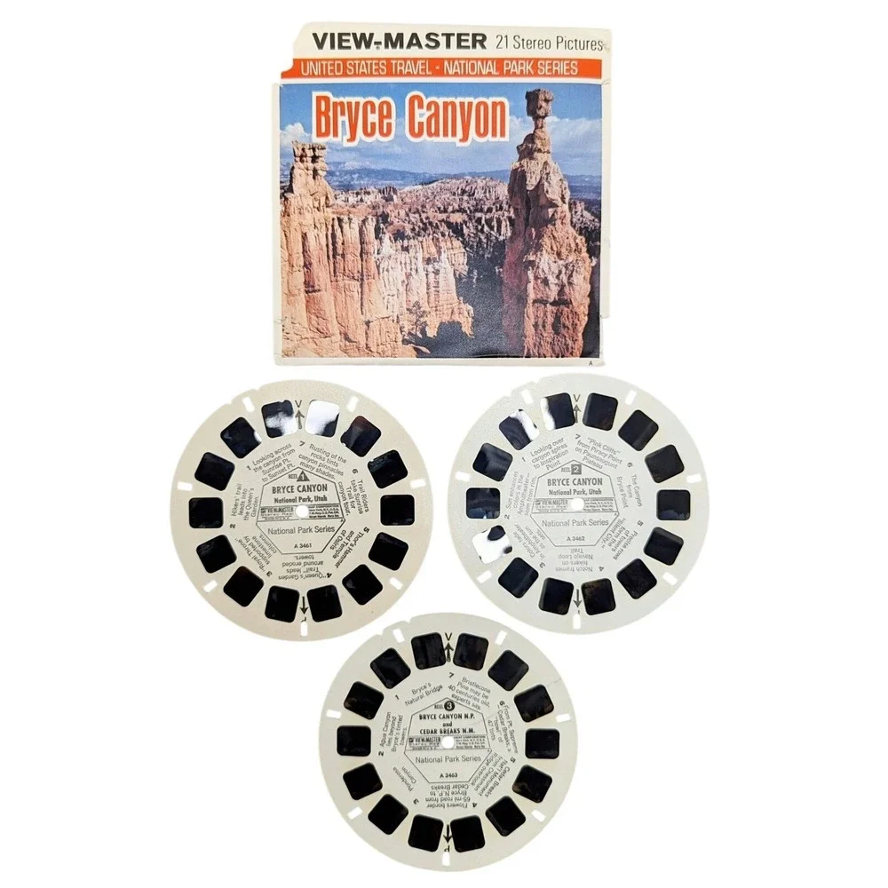 Vintage View-Master Bryce Canyon National Park 3 Reel Pack